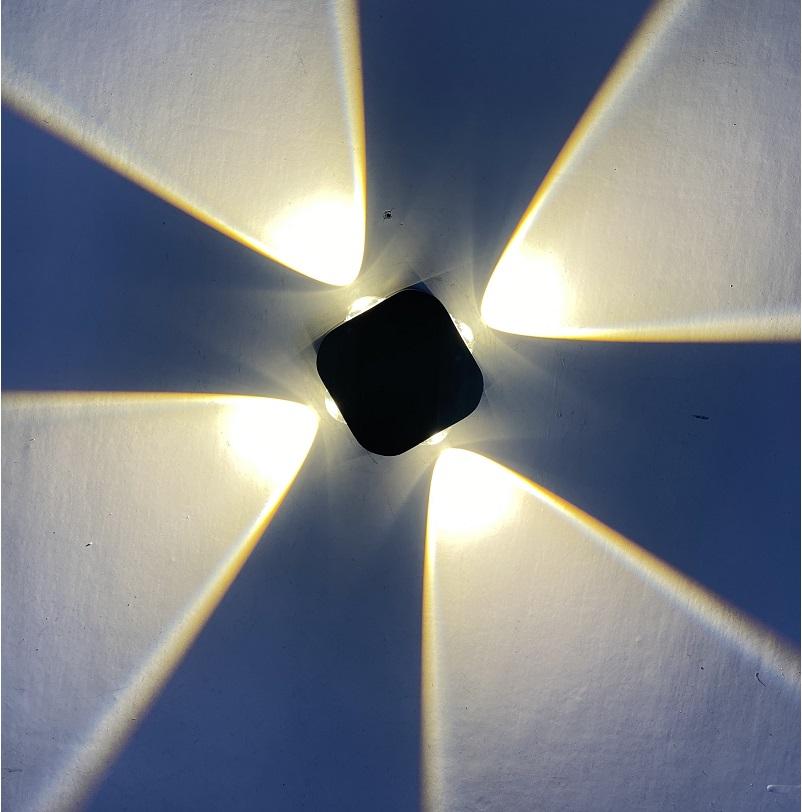 Applique da esterno impermeabile IP65 4W LED Applique da parete in alluminio Applique da parete da giardino a LED