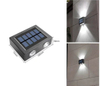4LED su e giù applique da parete solare decorazione esterna giardino cortile applique da parete casa impermeabile luce solare giardino