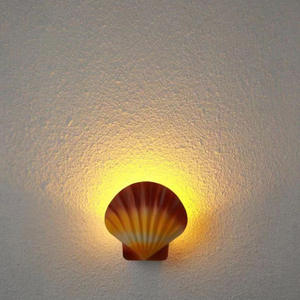 5W NUOVA lampada impermeabile LED applique moderna applique da parete a led per esterni luce interna loft lampada a conchiglia da giardino colore chiaro RGB