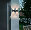 Lampada da parete impermeabile IP65 da 4W Lampada da parete per soggiorno a led semplice nordica Lampada da parete per corridoio dell'hotel Illuminazione su e giù