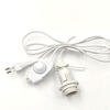 Portalampada Portalampada Base lampada per lampadina E14 AU/EU/US Spina garanzia 301 dimmer Interruttore Lampada sale himalayano speciale spina filo 0,35 mm