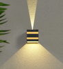Lampade da esterno 10W Applique a Led Ip65 Nero Decorativo Portico Giardino Casa Lampadine Impermeabili Moderna Cottura in Alluminio