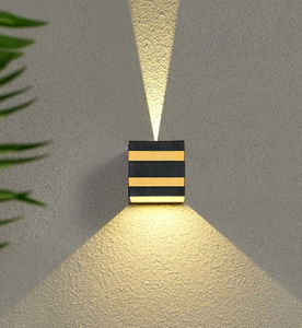 Lampade da esterno 10W Applique a Led Ip65 Nero Decorativo Portico Giardino Casa Lampadine Impermeabili Moderna Cottura in Alluminio