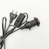 1.8m E14 Dimmer Base portalampada Cavo di alimentazione Cavo elettrico Interruttore dimmer Cavo per lampada di sale himalayano Spina UE 303 2 pezzi