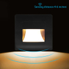 Lampada da parete moderna per gradini per scale da esterno da interno 3W Luce da incasso per gradini a LED