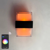 Tuya Graffiti Intelligent App Control RGBW Cambia colore Illuminazione per esterni Impermeabile IP65 Giardino Smart Wifi Lampada da parete a LED
