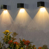 Nuova applique da parete solare per esterni lampada da parete per giardino lampada da notte quadrata per uso domestico lampada a risparmio energetico impermeabile
