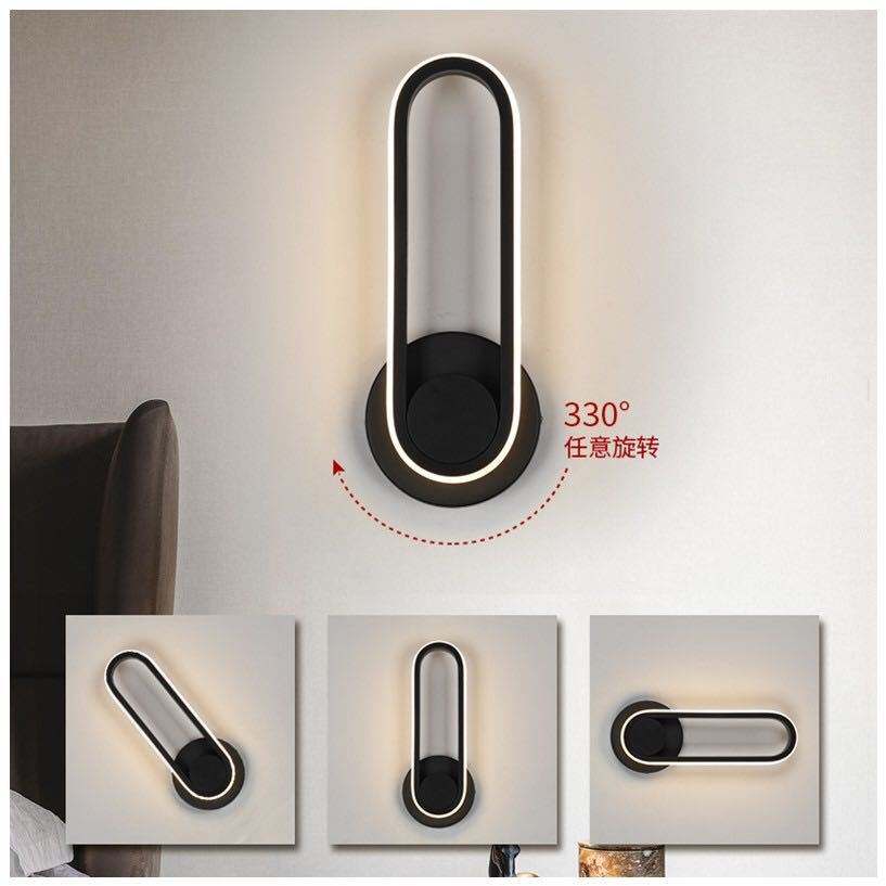 12W Lampada da parete girevole Lampada da comodino Lampada da comodino a led Lampade da comodino a parete Applique da parete Camera da letto Comodino Lampada da parete a led Lampada da parete girevole Applique da parete per interni Illuminazione per montaggio su lampada