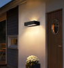 Lampada solare a luce solare impermeabile a luce solare per esterni per giardino Street Landscape Balcone Decor Lampada da parete solare per esterni