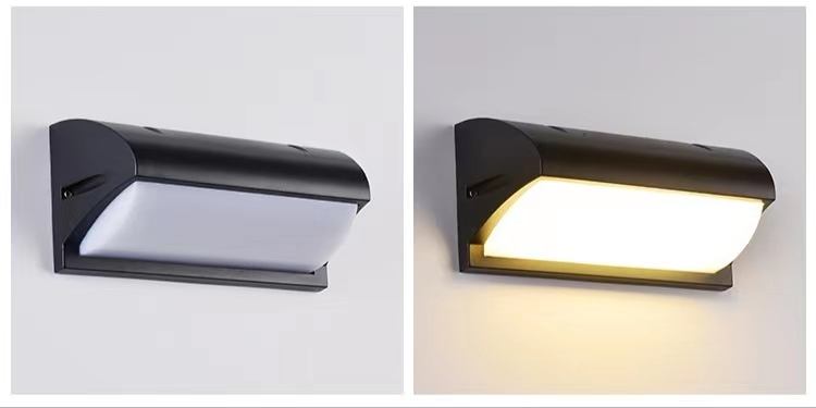 Lampada da parete a led in alluminio per esterni IP65 impermeabile Up Down applique da parete per l'illuminazione del corridoio del bagno del comodino della camera da letto delle scale domestiche