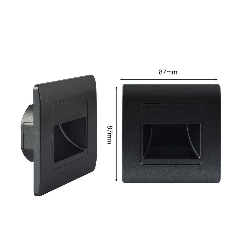 Lampada da terra interrata da incasso Lampada da gradino per scale Luci da gradino a led AC85-265v Impermeabile IP54 LED Luci da esterno per interni da esterno Illuminazione a led per gradini