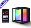 Moderna lampada da parete a LED RGB da 10 W per interni su e giù per decorare la parete del comodino della camera da letto con applique da parete colorata con telecomando