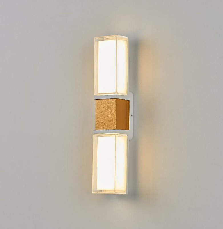 9W 10W Applique da parete per esterni LED Impermeabile IP65 Striscia di alluminio Illuminazione per interni ed esterni Decorazione Portico da giardino Lampade 85-265v