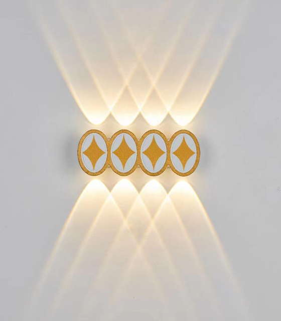 Lampada da parete a LED IP65 Lampada da parete per interni da giardino impermeabile per esterni per corridoio della camera da letto della decorazione domestica