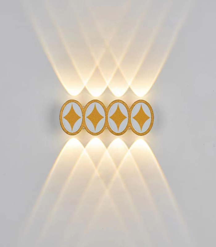 Lampada da parete a LED IP65 Lampada da parete per interni da giardino impermeabile per esterni per corridoio della camera da letto della decorazione domestica