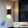 Applique da parete a Led quadrate Corridoio corridoio esterno Lampada dimmerabile multicolore Up Down con sensore di movimento per parete KTV Bar Camera da letto