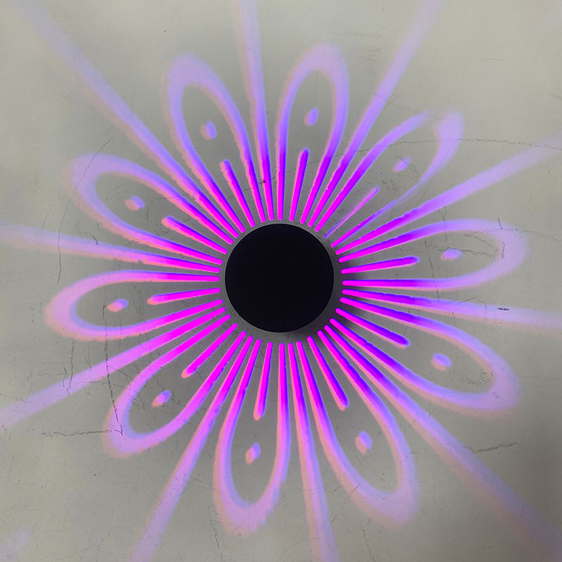 New Peacock Lamp Led Applique da parete RGB Applique Illuminazione decorazione lampada luce interna