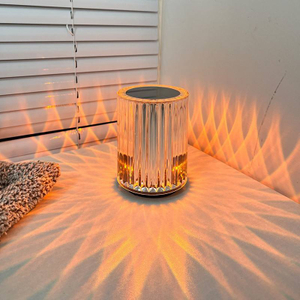 lampada da tavolo Led Touch Control Lampada da tavolo in acrilico rosa cristallo Nachtlampje Oplaadbare Romantisch Dinner light Amazon