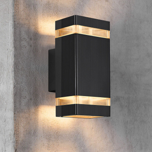 Applique da parete a LED per esterni Lampade da parete per interni moderne in stile nordico impermeabile Soggiorno Portico Lampada da giardino 9W 18W 110V 220V 230V