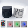 Lampada da parete 3W RGB Lampada da parete a fiore Luce notturna a distanza Foro a spirale montato a parete Lampada da parete decorativa a LED