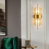 La moderna illuminazione per interni domestici applique da parete lineare a LED è applicabile alle luci di lusso della lampada da parete della camera da letto e del soggiorno per la casa