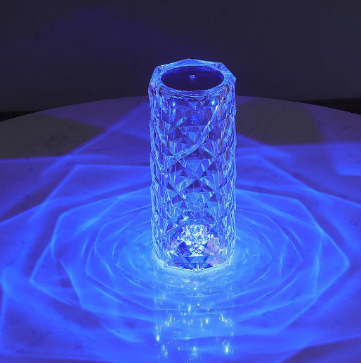 Lampada da tavolo a temperatura a tre colori Apparecchio di illuminazione decorativa Lampada da tavolo ricaricabile piccola luce notturna Touch Control 