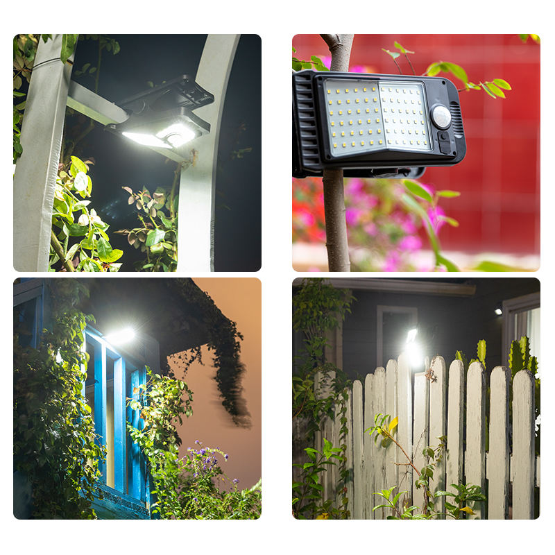 Lampada da parete a LED a doppia faccia impermeabile IP65 di alta qualità Lampada da parete solare moderna per esterni su e giù per la lampada solare da giardino