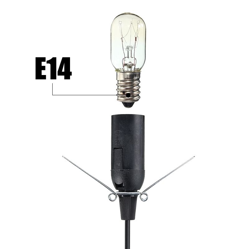 Portalampada europeo con attacco base E14 con interruttore on off spina ue prolunga filo vintage e14 base lampadina