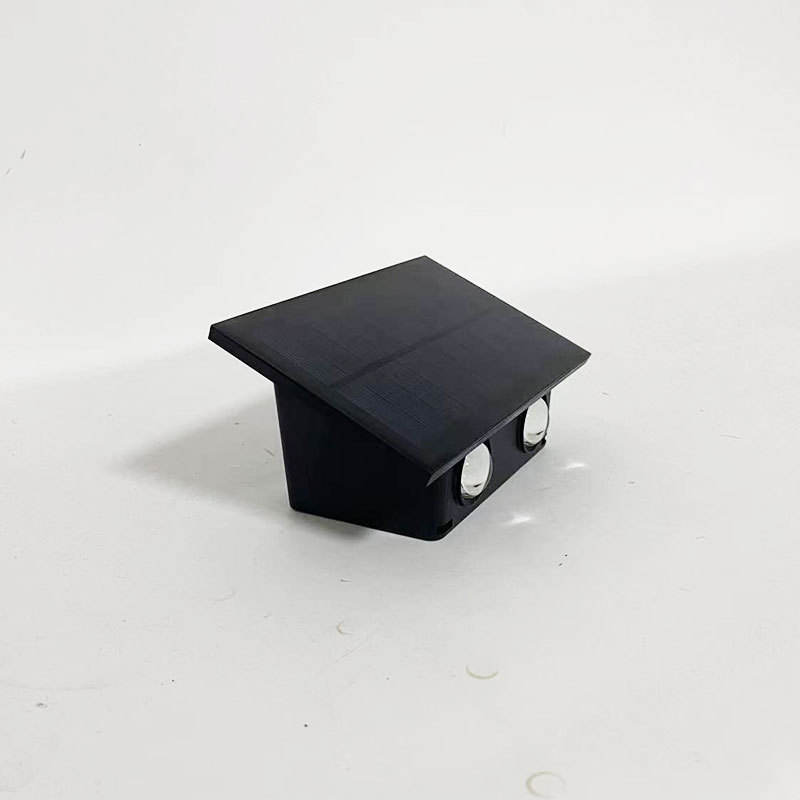 Luci da terra a led solari Luci da ponte per scale da giardino Lampada da incasso a terra impermeabile Lampada da parete solare impermeabile per esterni