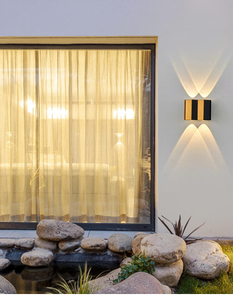 LED IP65 Lampada da parete per esterni per interni impermeabili Rettangolo Light Up And Down Corpo luminoso Applique da parete per esterni