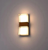 6W 12W LED Lampada da parete moderna impermeabile per esterni Camera da letto interna Soggiorno Balcone Applique da parete Illuminazione domestica Applique da parete in alluminio