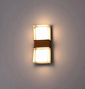 6W 12W LED Lampada da parete moderna impermeabile per esterni Camera da letto interna Soggiorno Balcone Applique da parete Illuminazione domestica Applique da parete in alluminio