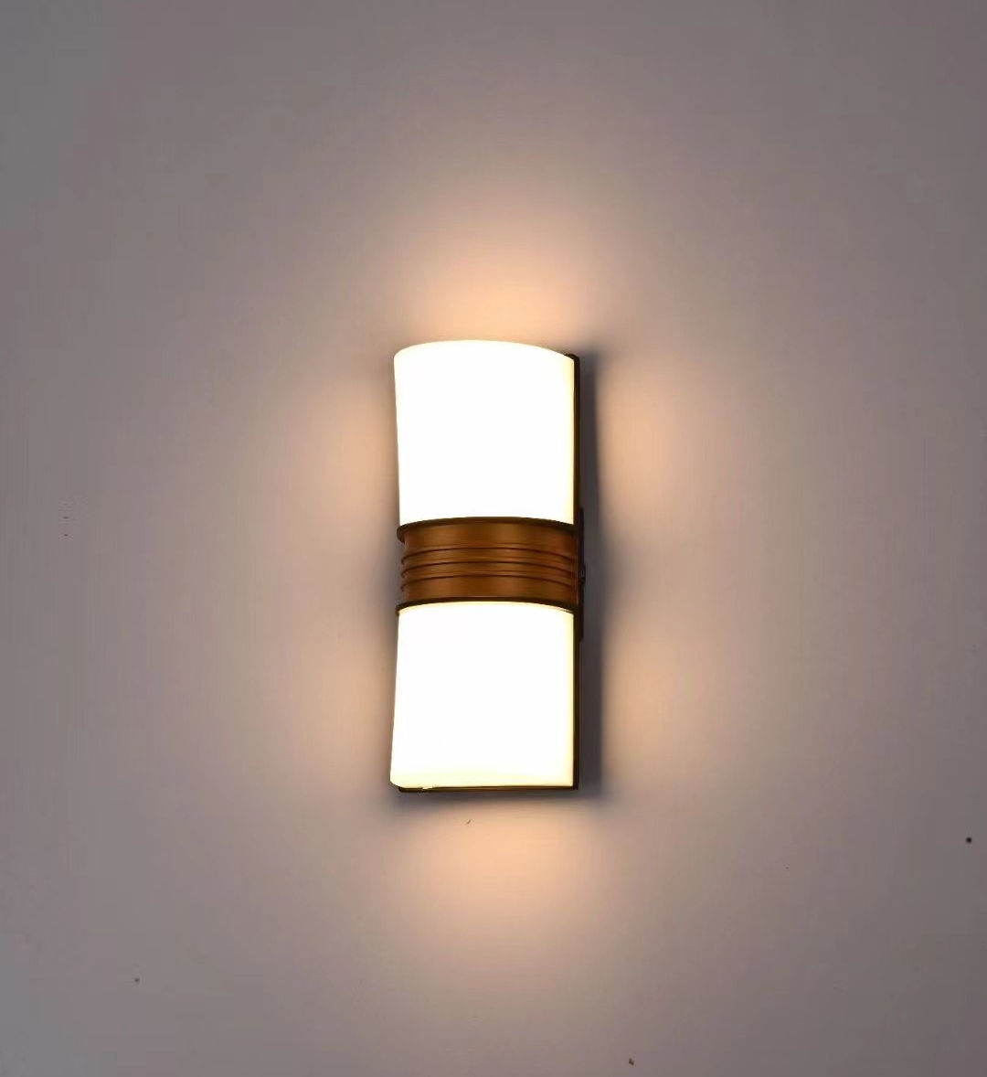 6W 12W LED Lampada da parete moderna impermeabile per esterni Camera da letto interna Soggiorno Balcone Applique da parete Illuminazione domestica Applique da parete in alluminio