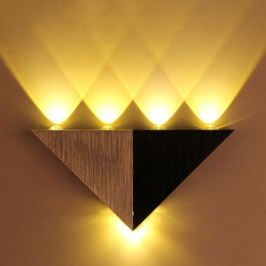 5W Triangolo su e giù lampada da parete per scale camera da letto applique per interni illuminazione 220V illuminazione su e giù in stile europeo Capodanno