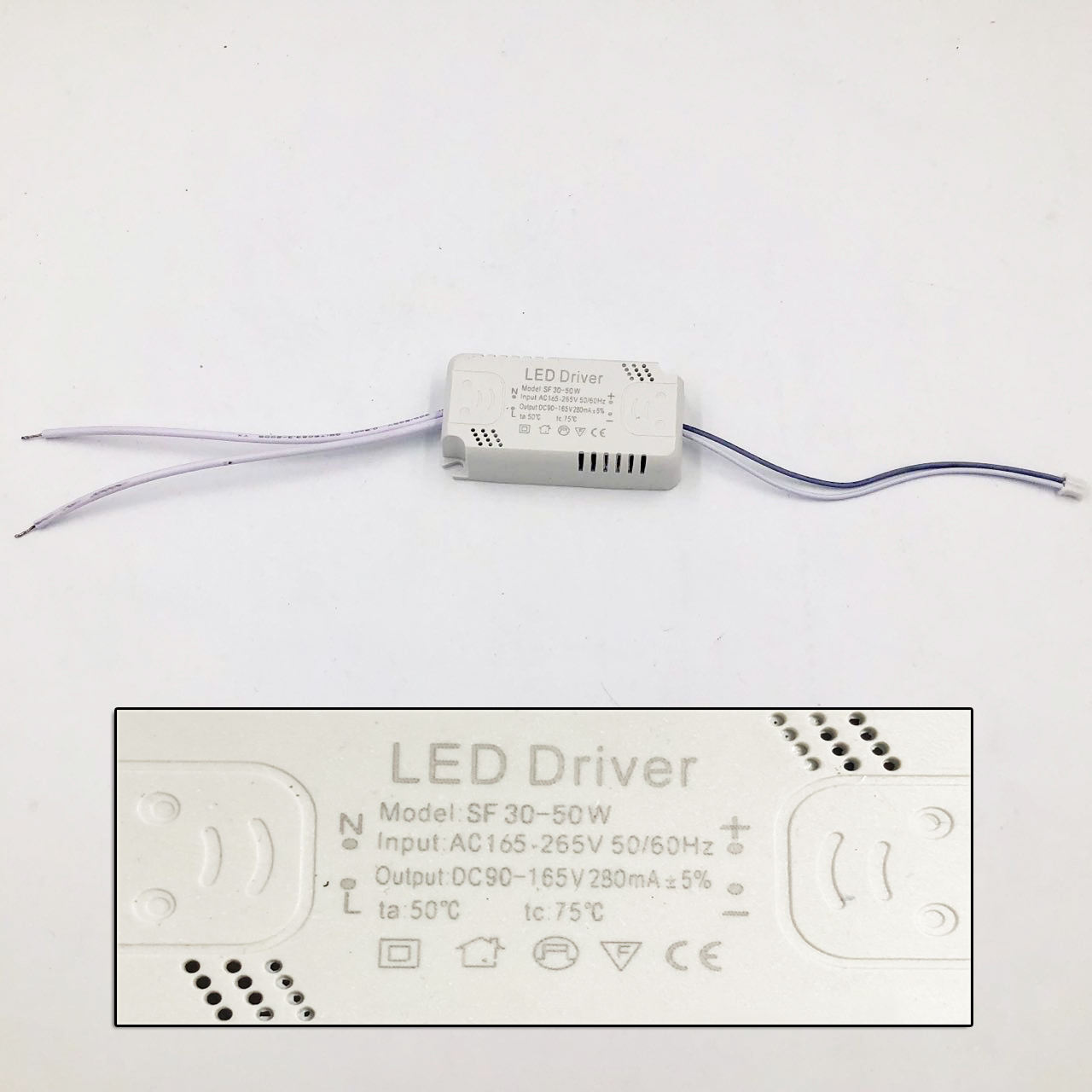 Driver LED 8-120W Alimentatore LED Driver Trasformatore di illuminazione Ingresso AC175-265V Trasformatore di illuminazione non isolante Adattatore di alimentazione per unità di illuminazione per lampada a led
