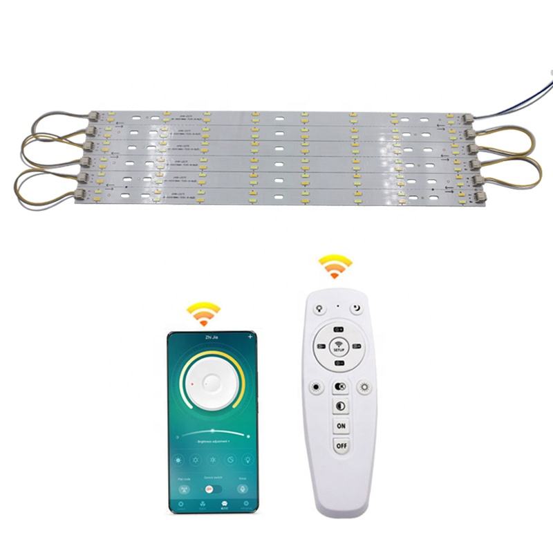 Plafoniera a LED dimmerabile da 24W luminosa a tre colori regolabile 5730SMD illuminazione della sorgente luminosa illuminazione da incasso per camera da letto con controllo a infrarossi