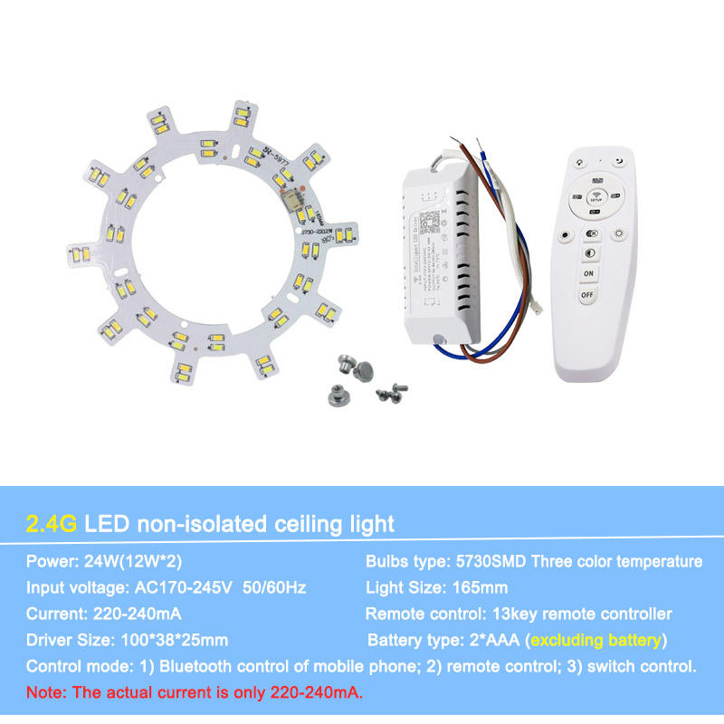 Superficie della sorgente luminosa sostitutiva Smart 2.4G per il soffitto del lampadario a soffitto con telecomando