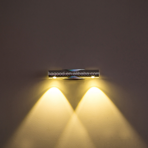 2x3W AC85-265V Rotazione di 360 gradi Lampade da parete a LED Lampade da lettura Lampada da parete Illuminazione a specchio Luce per scale Applique da parete moderna