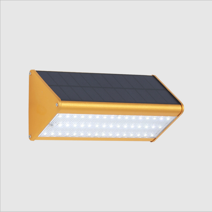 Lampada da parete con sensore di movimento PIR a infrarossi umani a luce solare a LED per applique da parete solari da giardino Pathway Garden