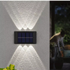 Lampione stradale a LED a energia solare per esterni Luci solari da balcone impermeabili per cortile Street Landscape Garden Decor Lamp Outdoor