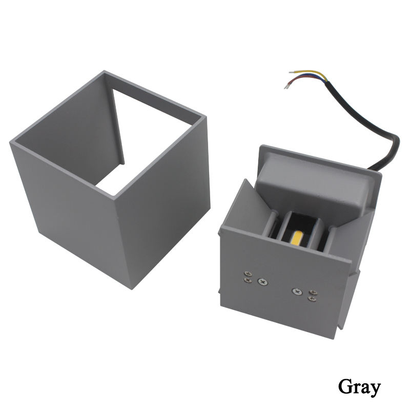 Decorazione industriale 12W IP65 Lampada da parete a led per esterni impermeabile Wandlamp su e giù Lampada da parete con prezzo di fabbrica