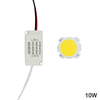 1 set 3W 5W 7W 10W 12W 15W 20W 25W 30W pannello chip led COB per lampada faretto a led + driver di alimentazione LED con guscio in plastica