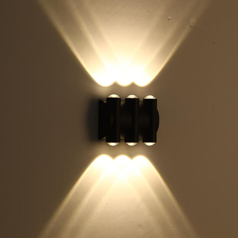 Lampada da parete moderna IP65 Illuminazione per esterni Lampada da parete a LED da 8W impermeabile per interni Soggiorno Corridoio Parco Paesaggio Luce da giardino