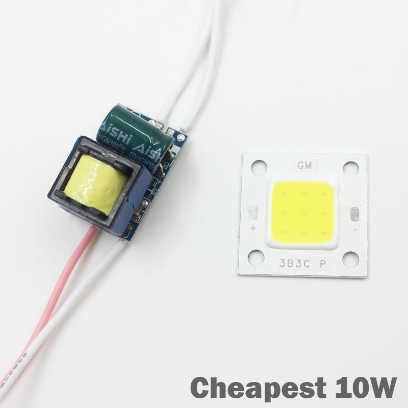 Real Full Watt 10W 20W 30W 50W 100w High Power COB LED chip lampadina con driver LED per proiettore fai da te Spot light Prato