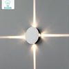 Nuova lampada da parete a led moderna e creativa a forma di croce rotonda a forma di stella per interni