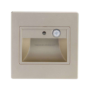 Prezzo di fabbrica economico Rilevatore di movimento PIR + sensore di luce LED da incasso per scale con prezzo