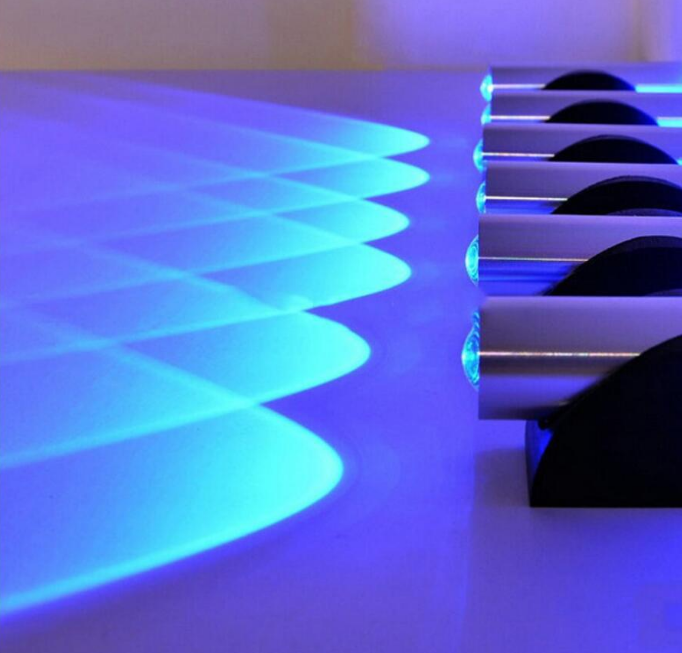 2W 6W Indoor Modern house decoration LED light progetto industriale stile su e giù AC85-265V LED spot light wandlamp