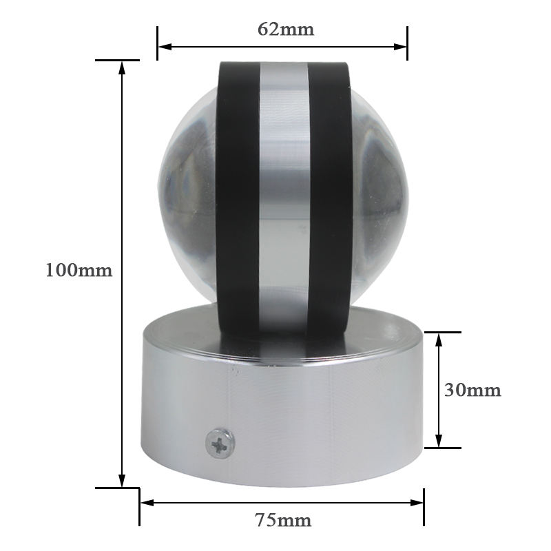 Lampada da parete RGB fantasia per hotel ben progettata colorata con illuminazione da parete scontata per interni Luci per decorazioni per la casa con prezzo di fabbrica