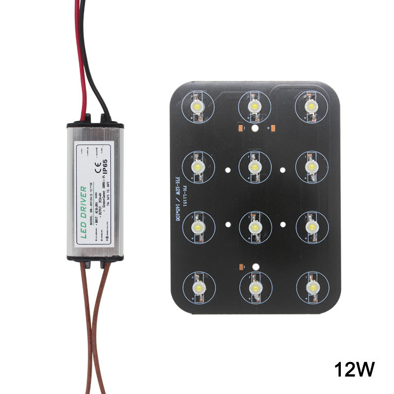 Chip LED 12W 18W 20W 24W 30W 36W 48W Lampadina ad alta potenza Diodi AC85-265V LED Driver impermeabile per luci sepolte Luminary