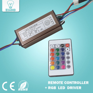 Driver LED 10-100W AC85-265V DC25-38V Alimentatore Trasformatori Led IP66 impermeabili + Telecomando RGB per luce Led fai da te